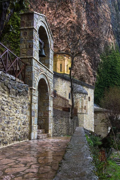 Oude Stenen Christelijke Kerk Bergen — Stockfoto