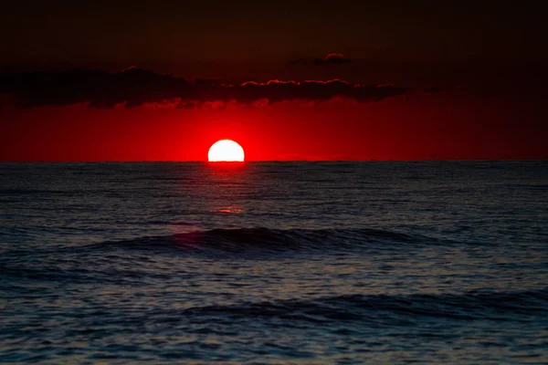 Meeresküste Bei Sonnenuntergang — Stockfoto