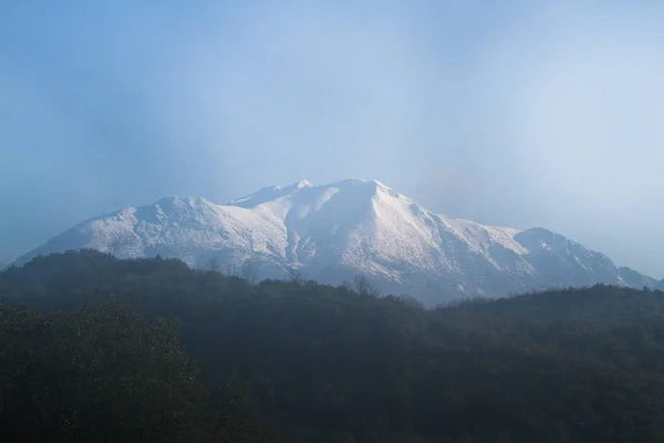 Lkbaharda Yunanistan Dağları Epirus Tzoumerka Karpenissi — Stok fotoğraf