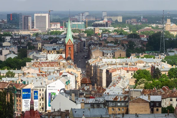 Вид Воздуха Современный Европейский Город — стоковое фото
