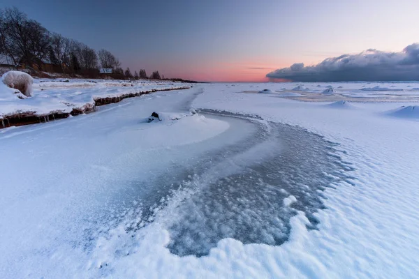 Snowy Landscape Winter Season — Stock Photo, Image