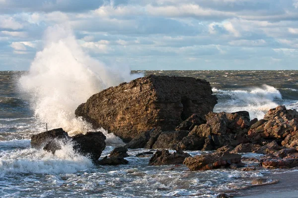 Vlny Pobřeží Baltského Moře — Stock fotografie