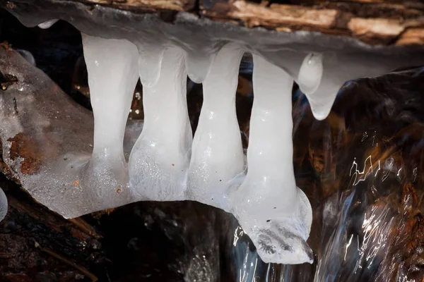 Acqua Ghiacciata Inverno Paesaggio Naturale — Foto Stock