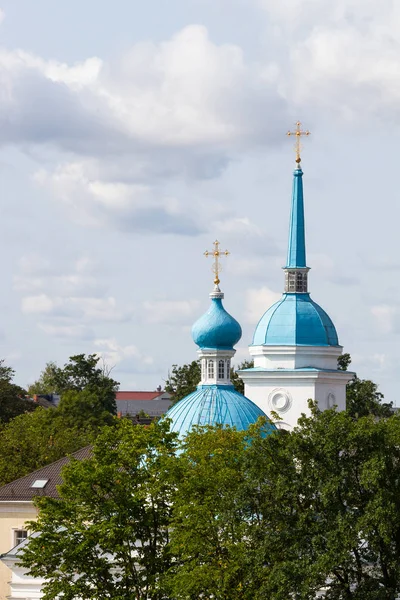 Église Orthodoxe Dans Ville Européenne — Photo