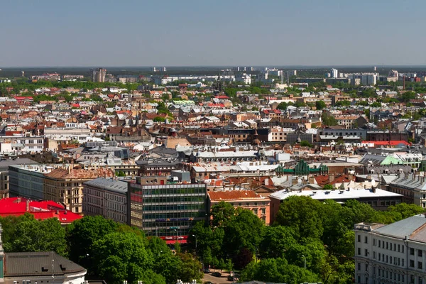 Aerial View Modern European City Royalty Free Stock Images