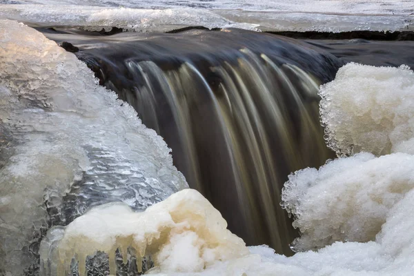 River Snow Ice — Stock Photo, Image