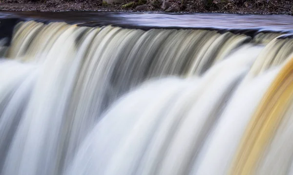 Beautiful Waterfall Winter Season — 스톡 사진