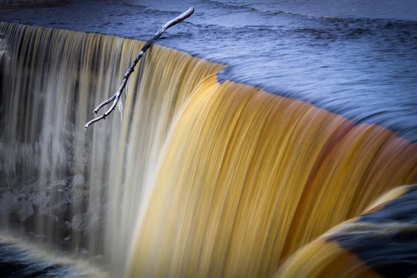 Beautiful Waterfall Winter Season — 스톡 사진