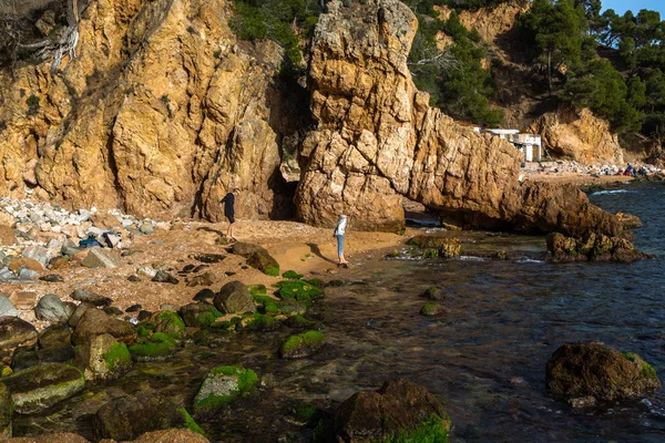 Akdeniz Kayalık Deniz Kıyısı — Stok fotoğraf