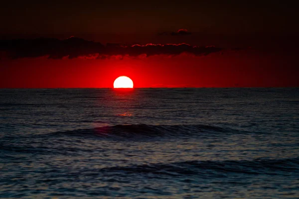 日没時の海岸 — ストック写真