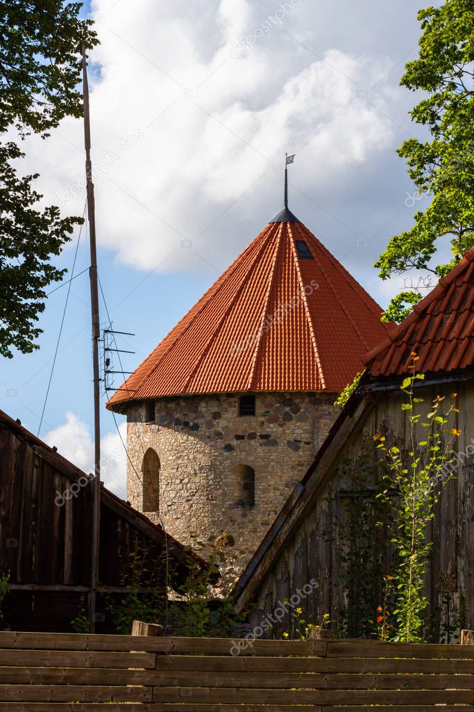 Streets and houses of Cesis old city