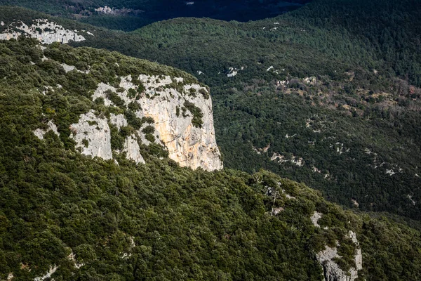山の風景の空撮 — ストック写真