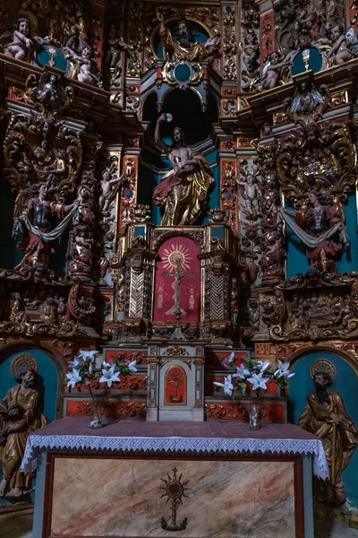 Interior Hermosa Iglesia Cristiana Antigua — Foto de Stock