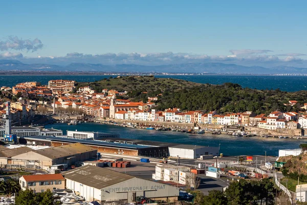 Mediterranean European City Sea Coast — Stock Photo, Image