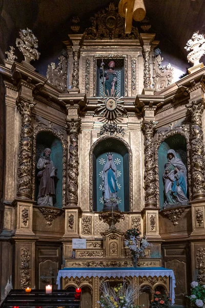 Interior Hermosa Iglesia Cristiana Antigua — Foto de Stock