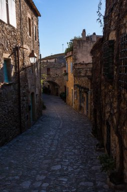 Gündüz vakti eski Avrupa kenti