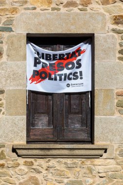 Avrupa 'da eski tuğla bina 