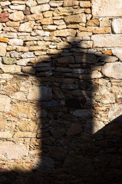 Avrupa 'da eski tuğla bina 