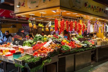 10 Ocak 2019 - İspanya: Avrupa gıda pazarı 