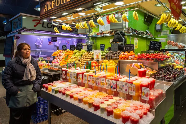 Janeiro 2019 Espanha Mercado Alimentar Europeu — Fotografia de Stock