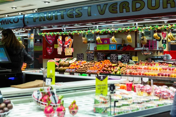 Janeiro 2019 Espanha Mercado Alimentar Europeu — Fotografia de Stock