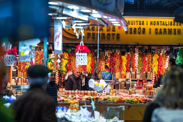 Stycznia 2019 Hiszpania Europejski Rynek Żywności — Zdjęcie stockowe