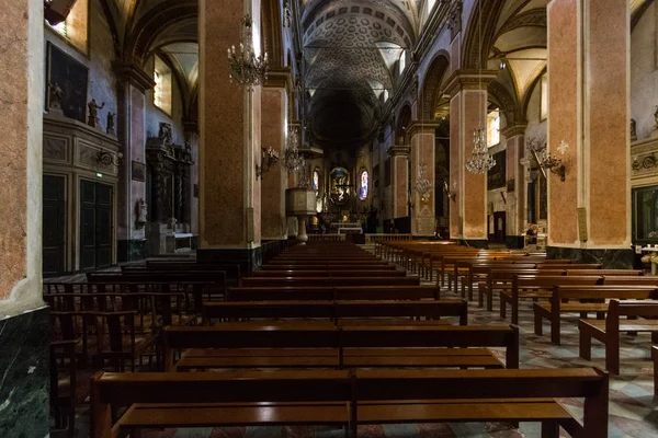 Hermoso Interior Antigua Iglesia — Foto de Stock