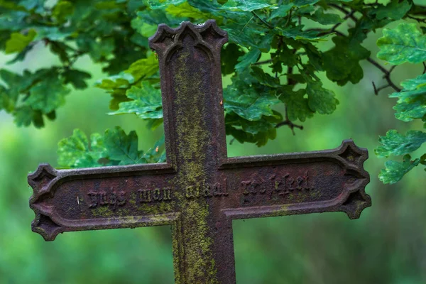 Old Christian Cemetery Green Yard — 스톡 사진