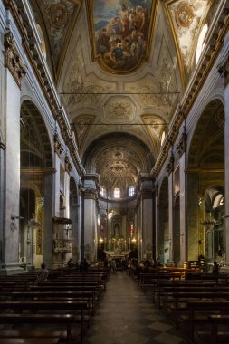 Eski kilisenin güzel iç