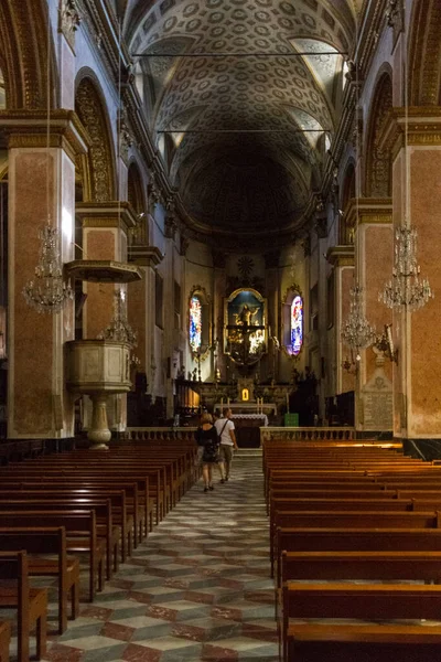 Hermoso Interior Antigua Iglesia — Foto de Stock