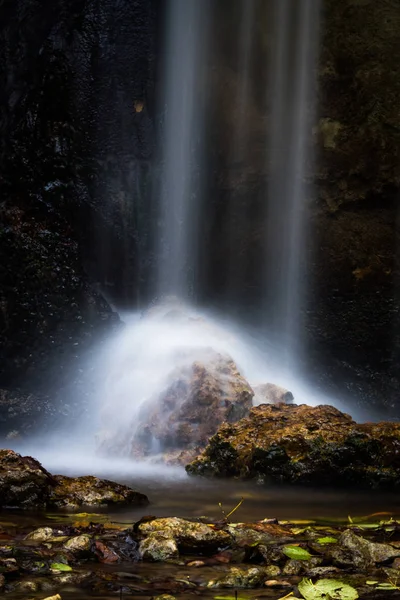 Hermosa Cascada Bosque Salvaje — Foto de Stock