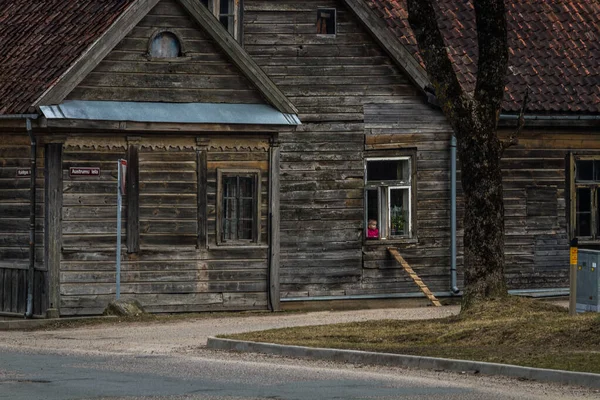 Старое Здание Европейском Городе — стоковое фото