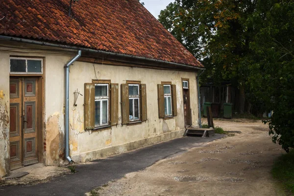 Gammal Byggnad Liten Stad — Stockfoto