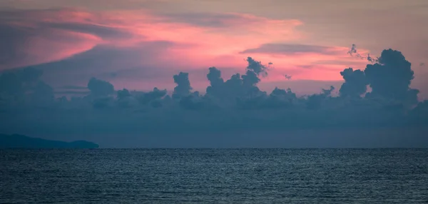 Meereslandschaft Bei Sonnenuntergang — Stockfoto
