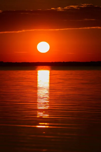 Paisagem Marítima Pôr Sol — Fotografia de Stock