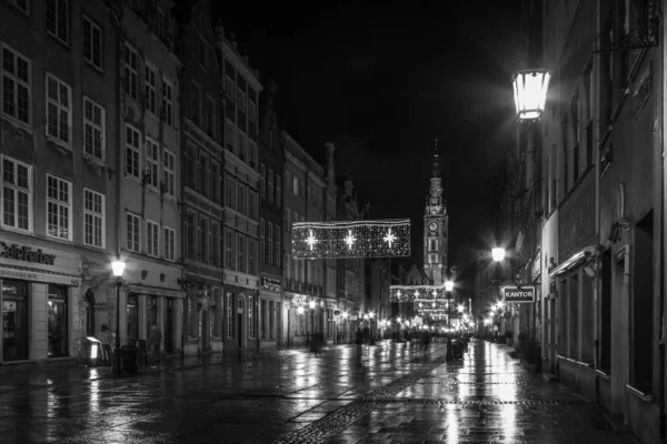 Ночной Вид Амстердам Италия — стоковое фото