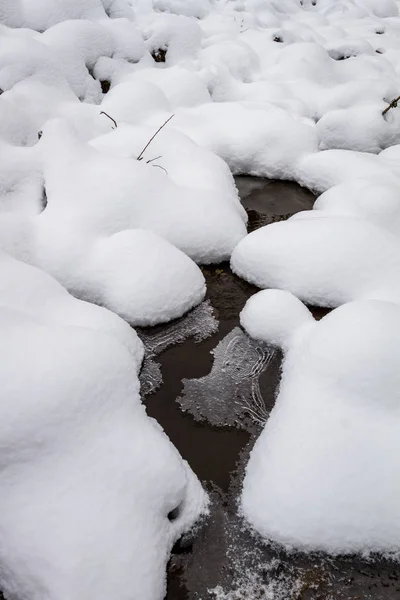 Pequeño Río Nieve —  Fotos de Stock