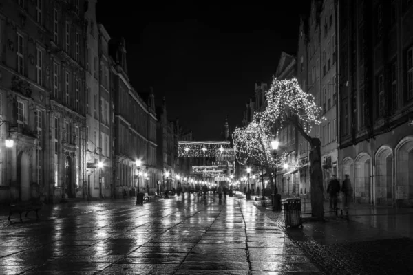 Visão Noturna Amsterdam Itália — Fotografia de Stock