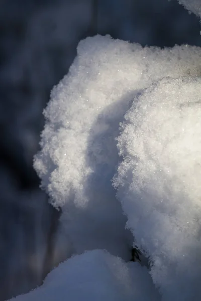 Зимовий Фон Снігом Хмарами — стокове фото