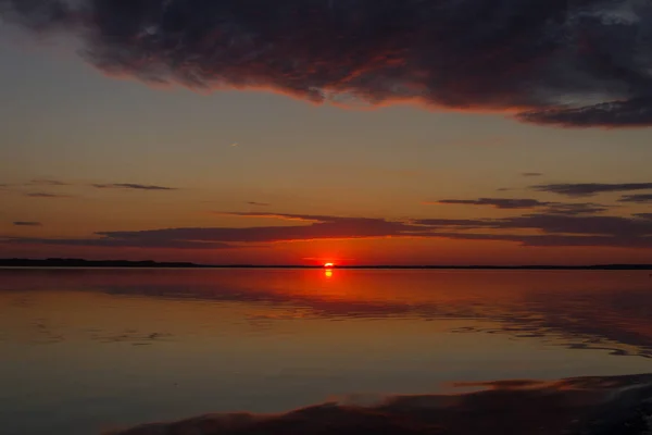 Paisaje Marino Atardecer — Foto de Stock