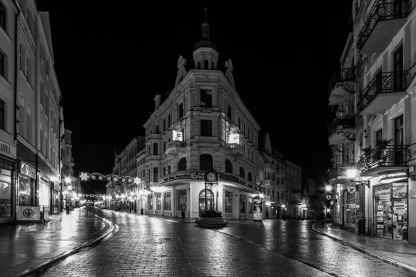 Catedral Notre Dame Noite — Fotografia de Stock