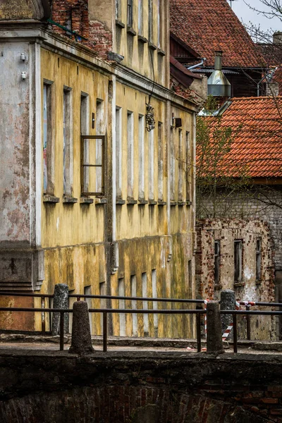 Kuld Małe Stare Miasto Łotwie — Zdjęcie stockowe