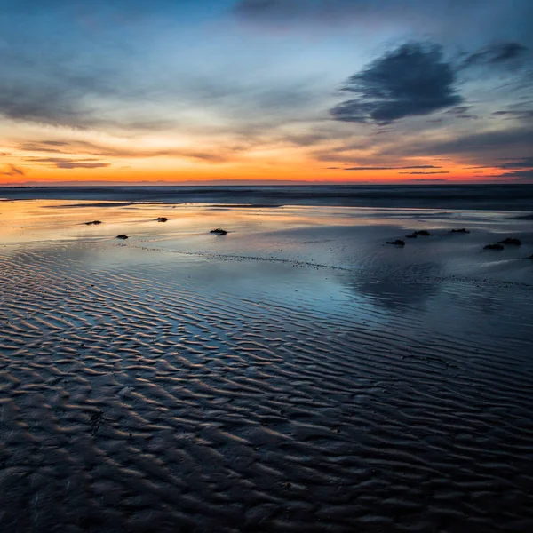 波罗的海的日落色 — 图库照片