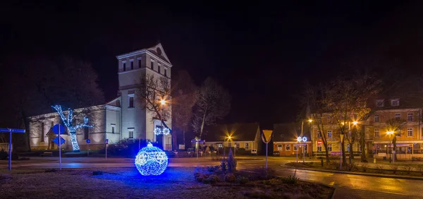 Noche Del Árbol Navidad — Foto de Stock