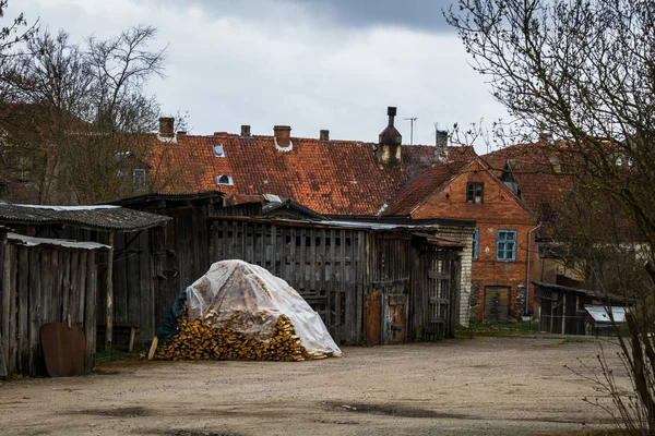 Kuldiga Piccola Vecchia Città Latvia — Foto Stock