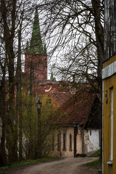 Vecchia Chiesa Nella Città Europea — Foto Stock