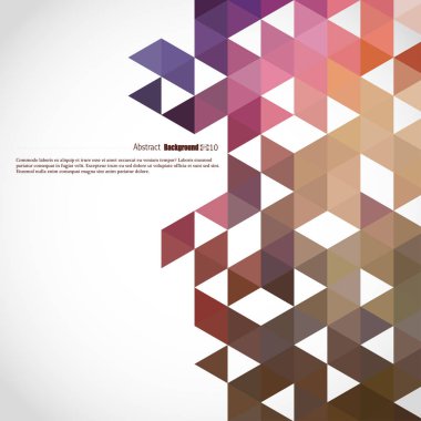 renkli üçgen geometrik arka plan