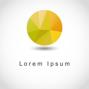 soyut geometrik küresel şekli