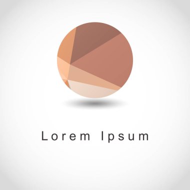 soyut geometrik küresel şekli