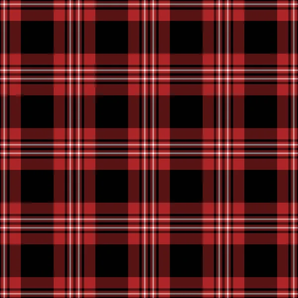 Black, red and white plaid seamless pattern — Stock Photo, Image